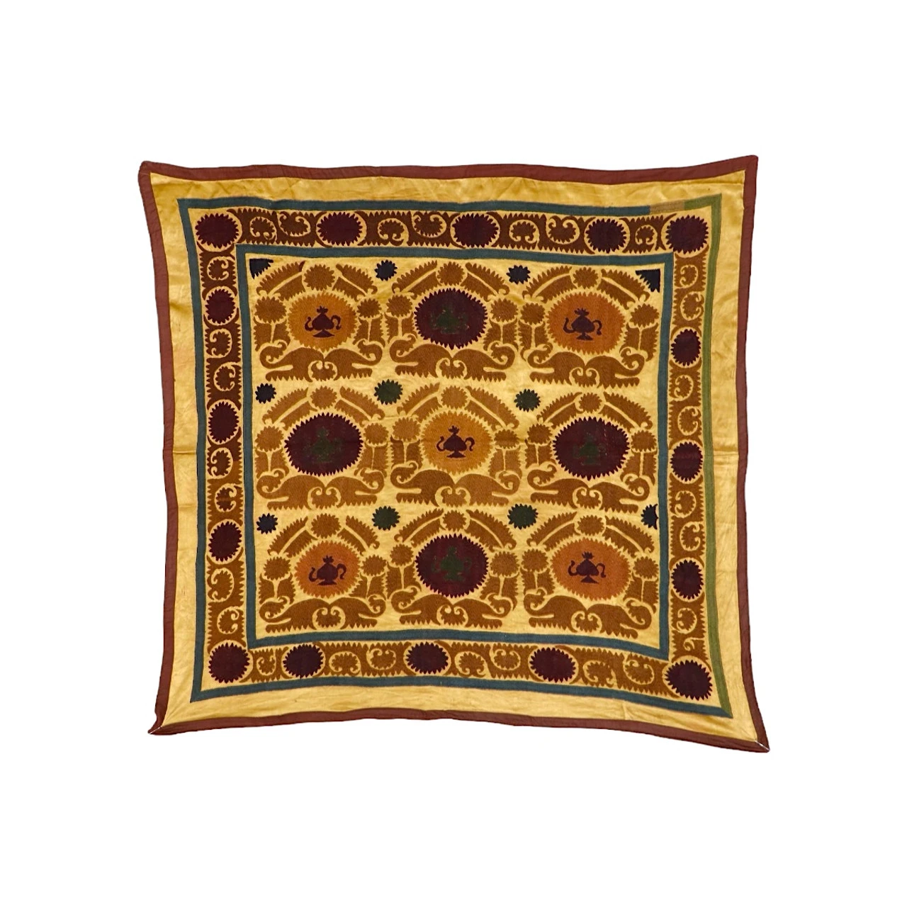 Antique Suzani Textile - 50" X 51"