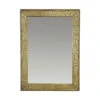 Arabesque Brass Metal Mirror