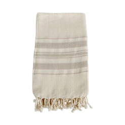 Turkish Bamboo Hammam Towel- Beige