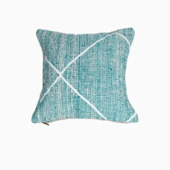 Teal Beni Ourain Pillow