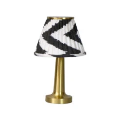Black Ikat Lampshade