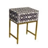 Bone Inlay BlackBerry Ikat Bedside