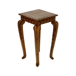 Vintage Bone Inlay Table