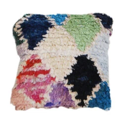 Boucherouite Rug Throw Pillow