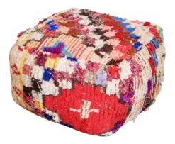 Boucherouite Rug Pouf