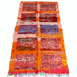 Boucherouite Rug , Orange