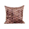 Brown Ikat Velvet Pillow