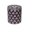 Chintamani Bone Inlay Drum Table- BlackBerry