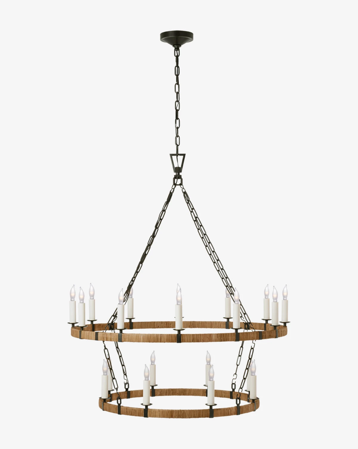 Darlana Wrapped Two-Tiered Chandelier - Image 3