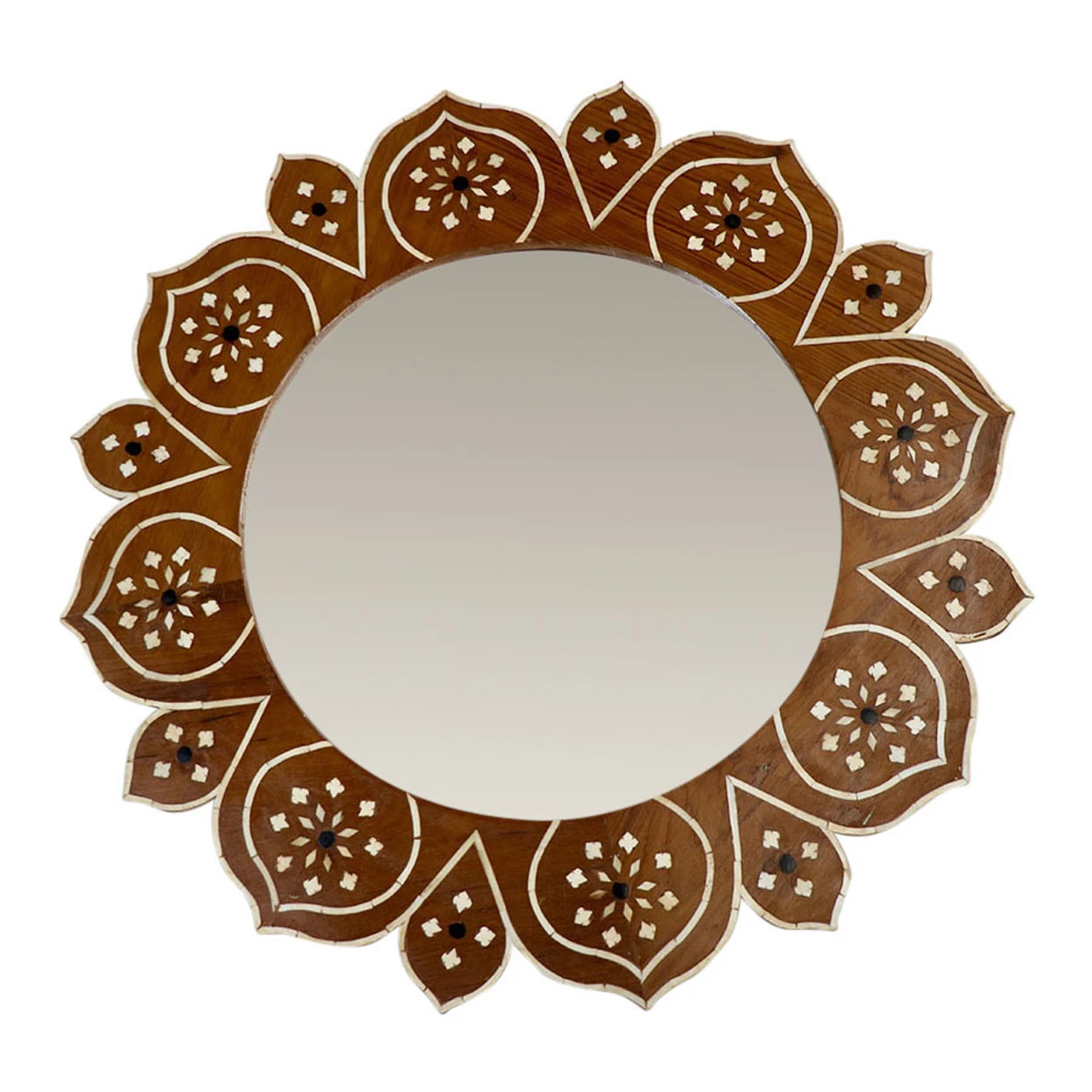 Flora Bone Inlay Mirror