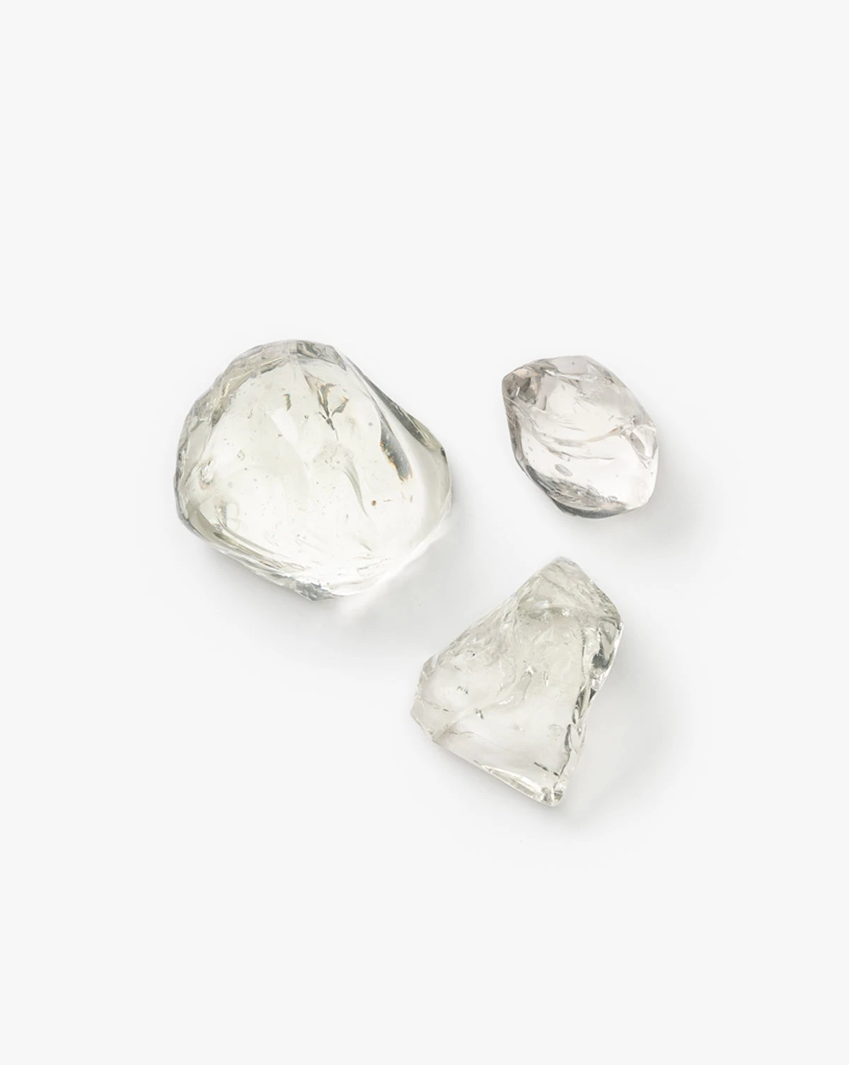 Glass Crystal Object (Set Of 3) - Image 4