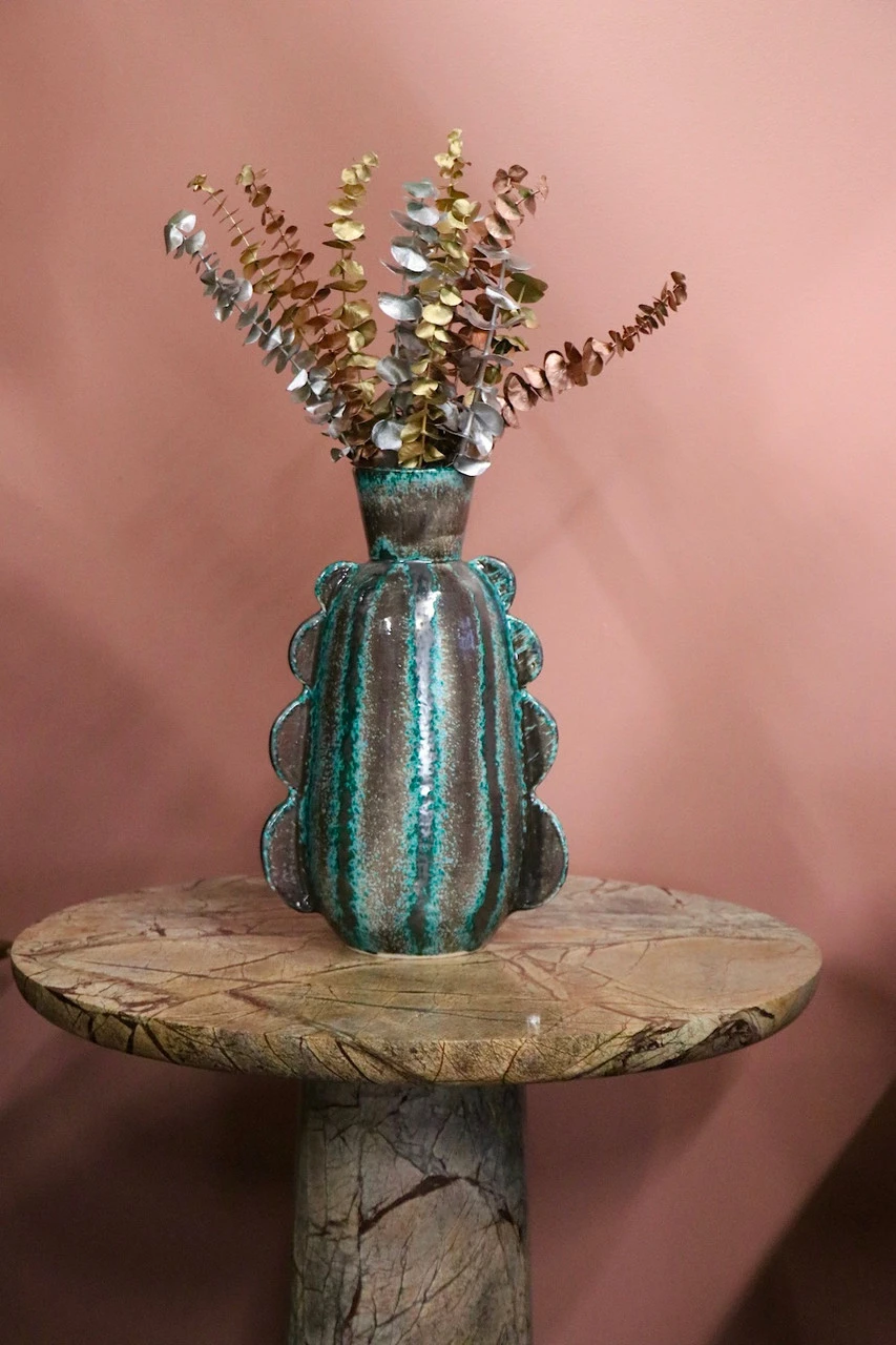 Handmade Contemporary Tamegroute Vase - Image 4