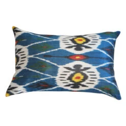 Blue Ikat Pillow