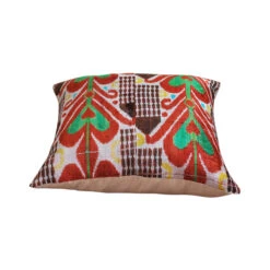 Velvet Ikat Floor Pillow