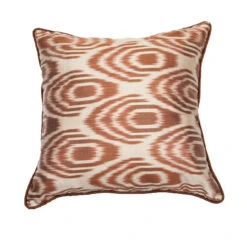 Brown Ikat Pillow
