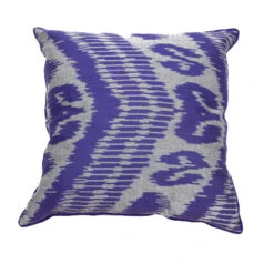 Purple Ikat Pillow