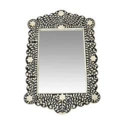 Tangier Black Bone Inlay Mirror