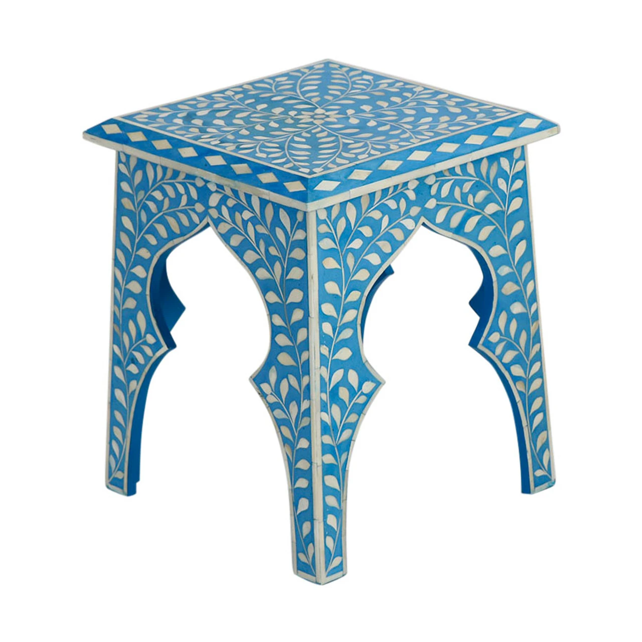 Blue Bone Inlay Table