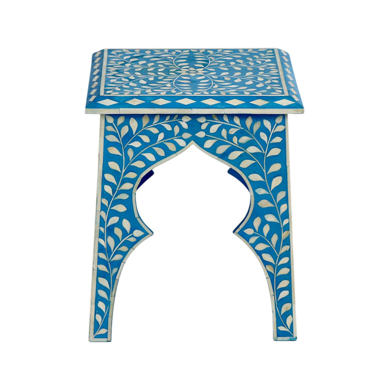 Blue Bone Inlay Table - Image 3