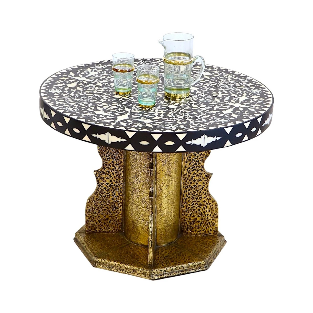 Marrakech Bone Inlay Coffee Table - Image 4