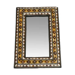 Moroccan Bone Inlay Mirror