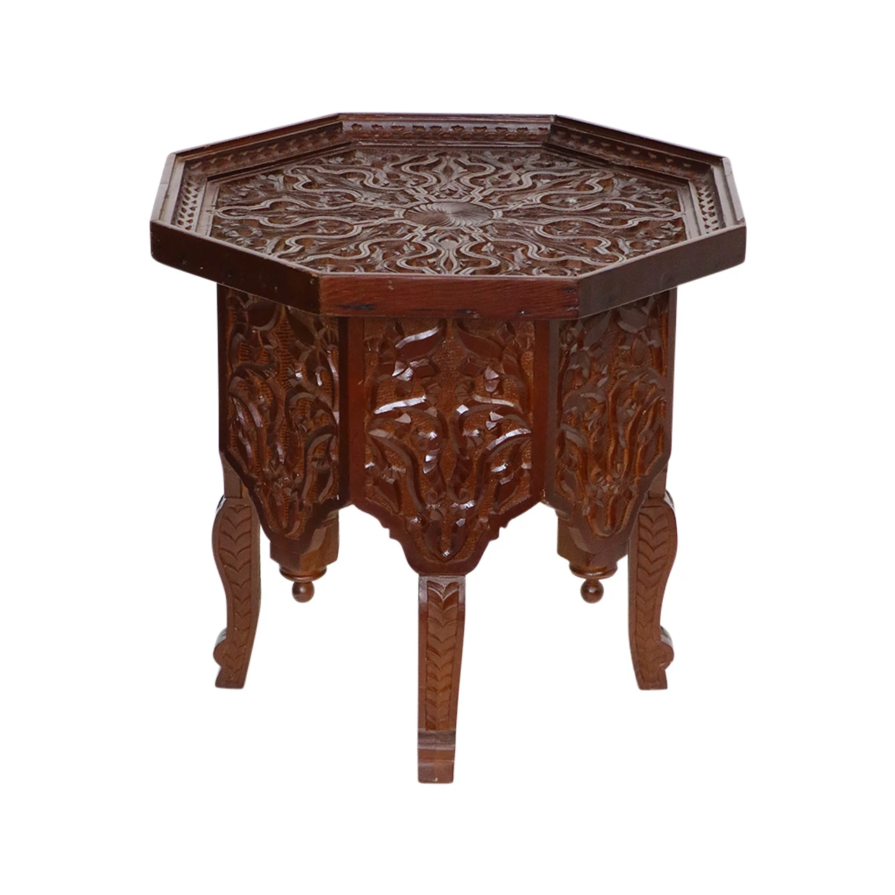 Dark Wood Coffee Table - Image 3