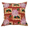 African RabatiEmbroidery Throw Pillow
