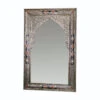 Moroccan Silver Arch Mirror