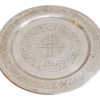 Moroccan Silver Metal Serving Tray