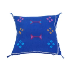 Sabra Throw Pillow, CobaltBlue 6