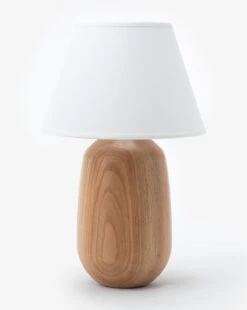 Percy Oak Table Lamp