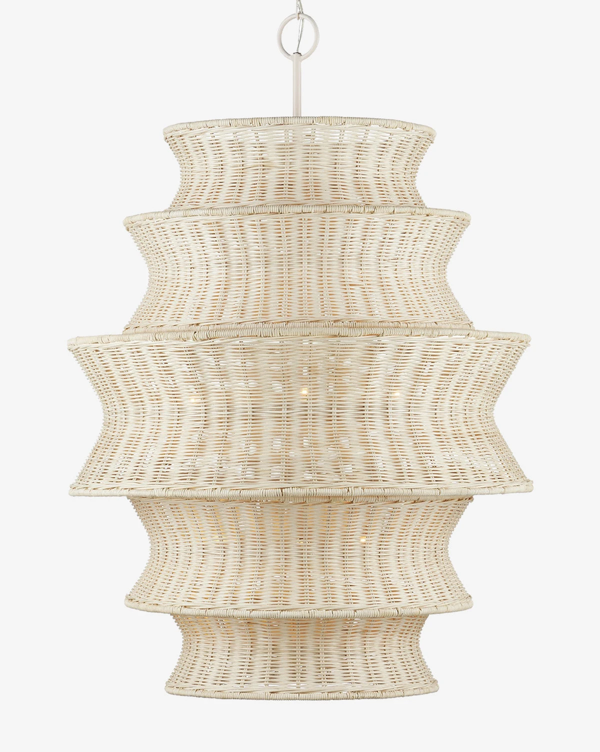 Phebe Rattan Chandelier - Image 2