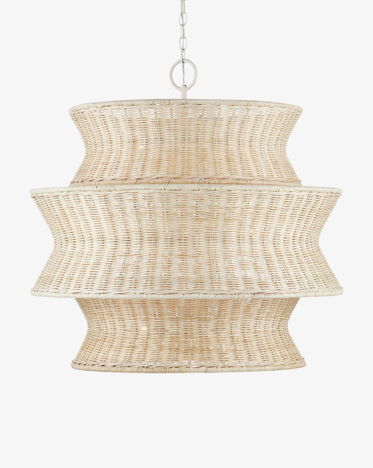 Phebe Rattan Chandelier