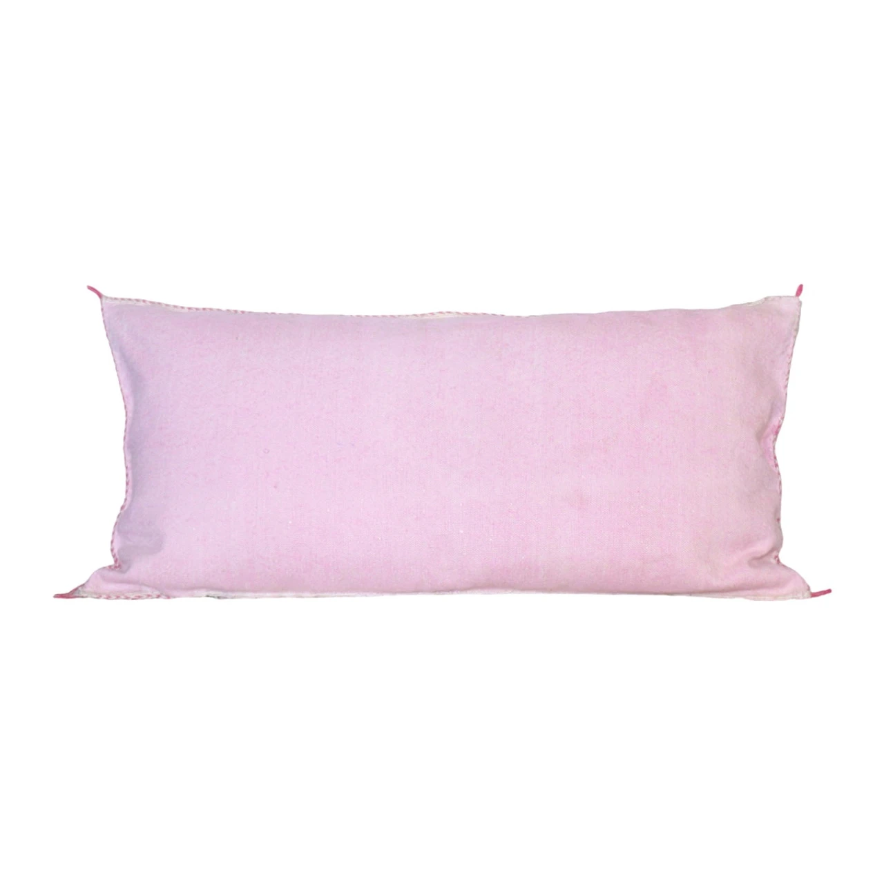 Moroccan Pink Cactus Silk Pillow - Image 3