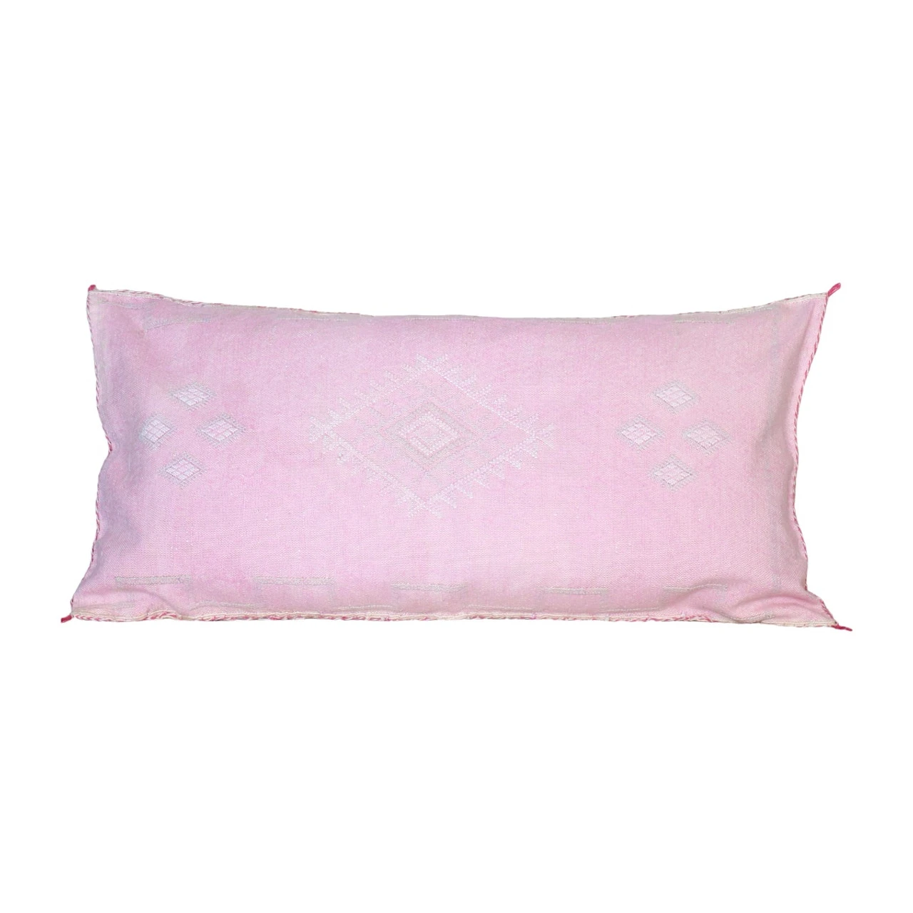Moroccan Pink Cactus Silk Pillow