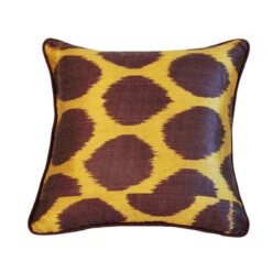 Yellow Ikat Pillow