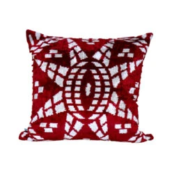 Star Velvet Ikat Pillow