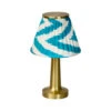 Turquoise Ikat Lampshade