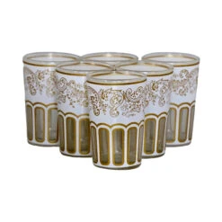 Moroccan White Tea Glasses