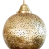 Moroccan Brass Hanging Pendant Lamp