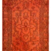 Over-dyed Rug, Orange 6'x 9'