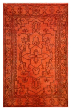 Over-dyed Rug, Orange 6'x 9'