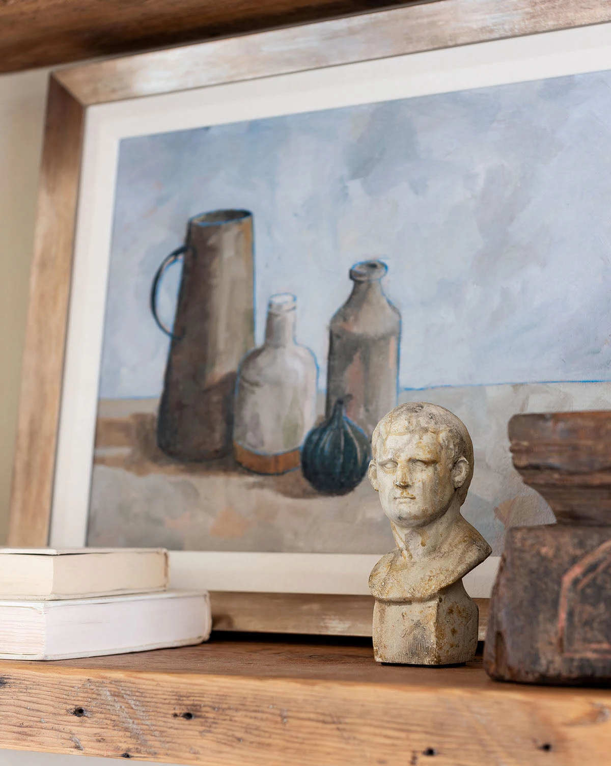 Cement Head Sculpture - Image 2